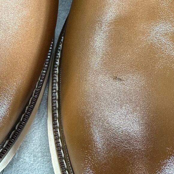 VANCE CO. Men's Tan Thad Faux-Leather Lace-Up Oxfords SZ 13 - Picture 7 of 12